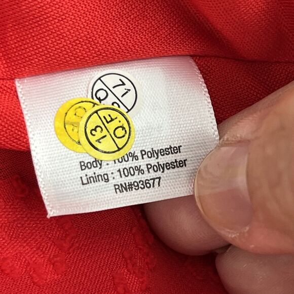 a.n.a A New Approach Cyber Red Party Holiday Dress Size Large New with Tags - Picture 13 of 16